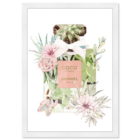 15 X 21 Succulent Perfume Fashion And Glam Framed Wall Art Print Pink -  Wynwood Studio : Target