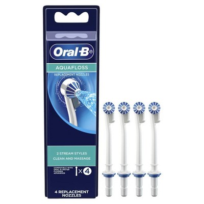 Oral-B Aqua Floss Replacement Nozzle Clean & Massage - 4ct