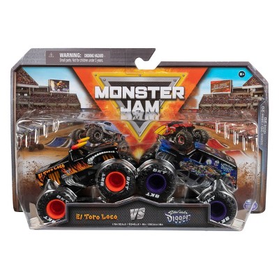 Monster Jam El Toro Loco Vs. Son-uva Digger Die-Cast Monster Truck - 1:64 Scale