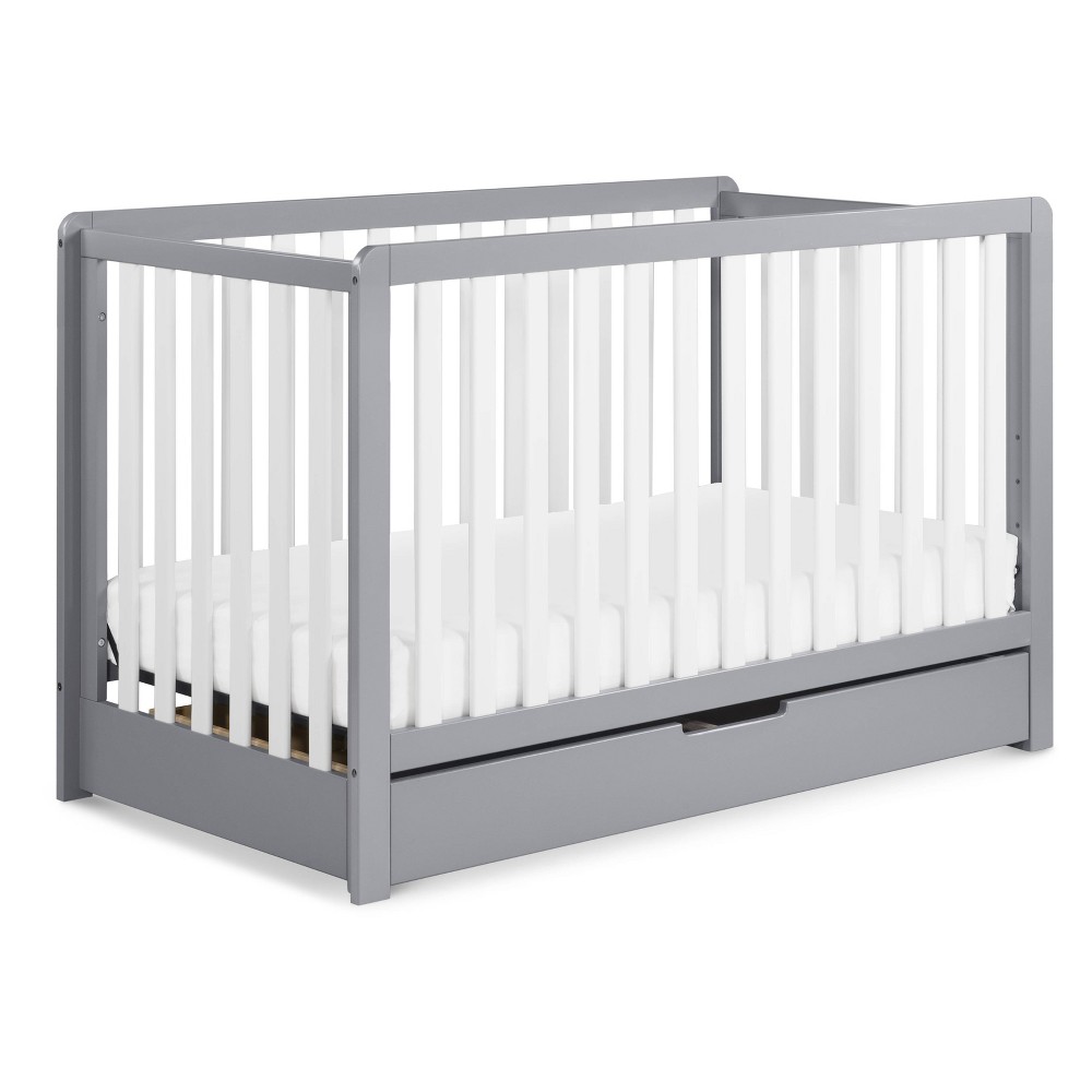 Photos - Kids Furniture Carter's by DaVinci Colby 4-in-1 Convertible Crib w/ Trundle Drawer - Gray