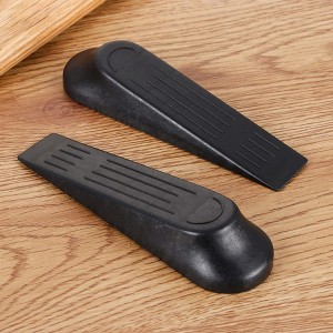 Home Mart Goods 2 Pack Black Rubber Door Stopper for Carpet Tile Concrete Wood Floor - 1 of 4