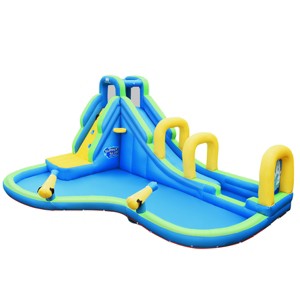 Infans Inflatable Water Slide Kids Bounce House Castle Splash Pool Without Blower - 1 of 4