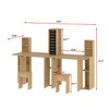 Famapy Multi - Functional Foldable Double Desk - Ideal for Kids’ Study & Shared Spaces Kids Desk Writing Desk - 3 of 4