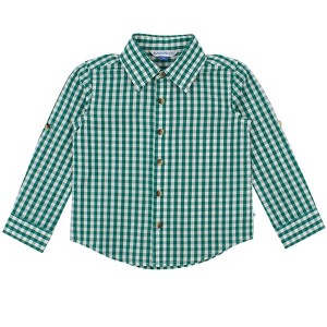 RuggedButts Boys Long Sleeve Button Down Shirt - 1 of 4