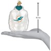 Old World Christmas Blown Glass Ornament for Christmas Tree, Miami Dolphins Hoodie - 3 of 4