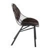 Syemin Dining Chairs Set of 2 Wired Contemporary Chair Kitchen Side Chairs, Farmhouse Dining Room Chair Kitchen Table Chairs, Brown, 25.5"*19.25"*36" - 3 of 4