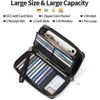 Clotth Women’s RFID Blocking Large Capacity Wallet with Detachable Wristlet - Fashionable PU Leather Clutch Purse for Daily Use,Travel - 4 of 4