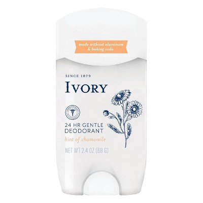 Ivory Gentle Aluminum Free Deodorant Hint of Chamomile - 2.4oz