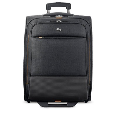 Solo New York Urban Hardside Carry On Spinner Overnight Rolling Suitcase with Laptop Pocket - Black