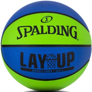 Spalding Layup Mini Rubber Outdoor Basketball - 1 of 2