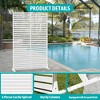 NAYSAYE Privacy Fence Screen Panels Wall Ultra Thick HDPE Wind Resistant for Outdoor Balcony Outside Backyard Garden, 45.47"*15.75"*72.05" - 4 of 4