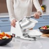 VEVOR Ice Crusher Machine, 143lbs Per Hour Electric 2 Blades Snow Cone Maker, Stainless Steel Shaved Ice Machine with Bowl and Cover, Silver - 2 of 4