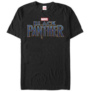 Men's Marvel Black Panther 2018 Text Logo T-Shirt