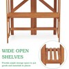 VASIP Outdoor Potting Bench, Solid Wood Foldable Garden Bench with Open Shelves for Patio, Garden, Backyard - 4 of 4