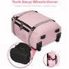 Hynes Eagle 2-in-1 Luggage Set, 20 inch Rolling Backpack + Fanny Pack-Pink - 4 of 4