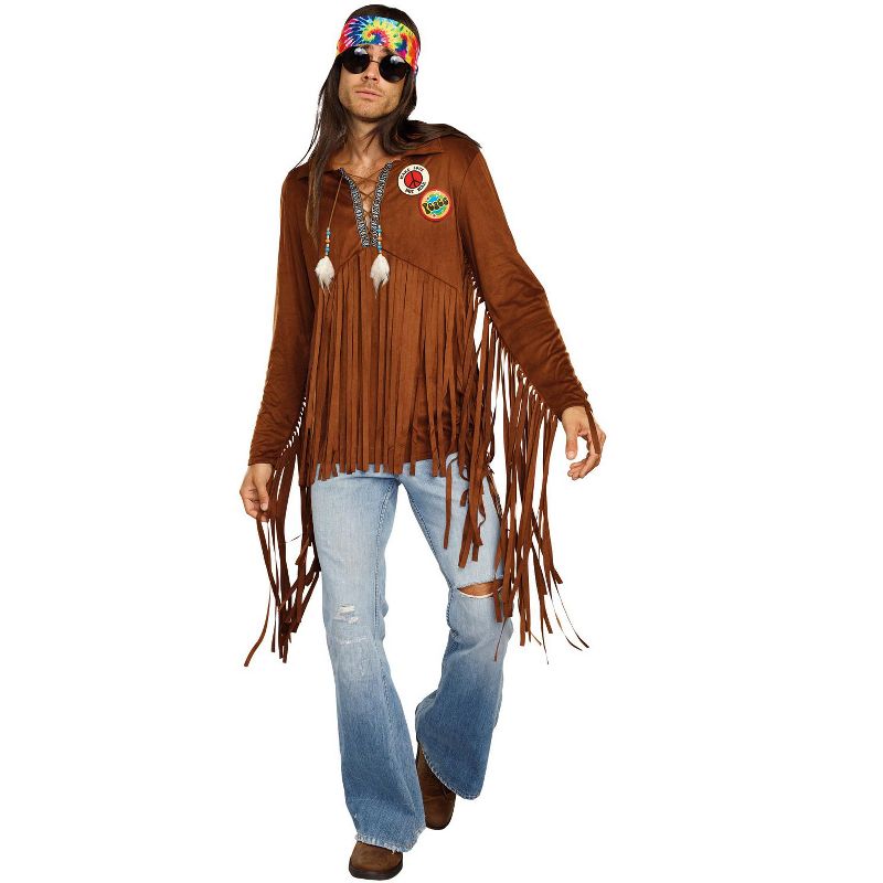 Dreamgirl Hippie Dude Men's Costume, 1 of 3