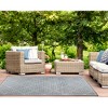 Liora Manne Malibu  Indoor/Outdoor Rug  Aqua.. - 3 of 4