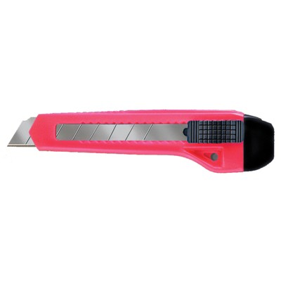 Allway 6-1/4 in. Snap-Off Utility Knife Pink (Case of 10)