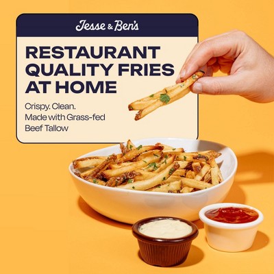 Jesse & Ben's Tallow & Sea Salt House-Cut Fries - 14oz