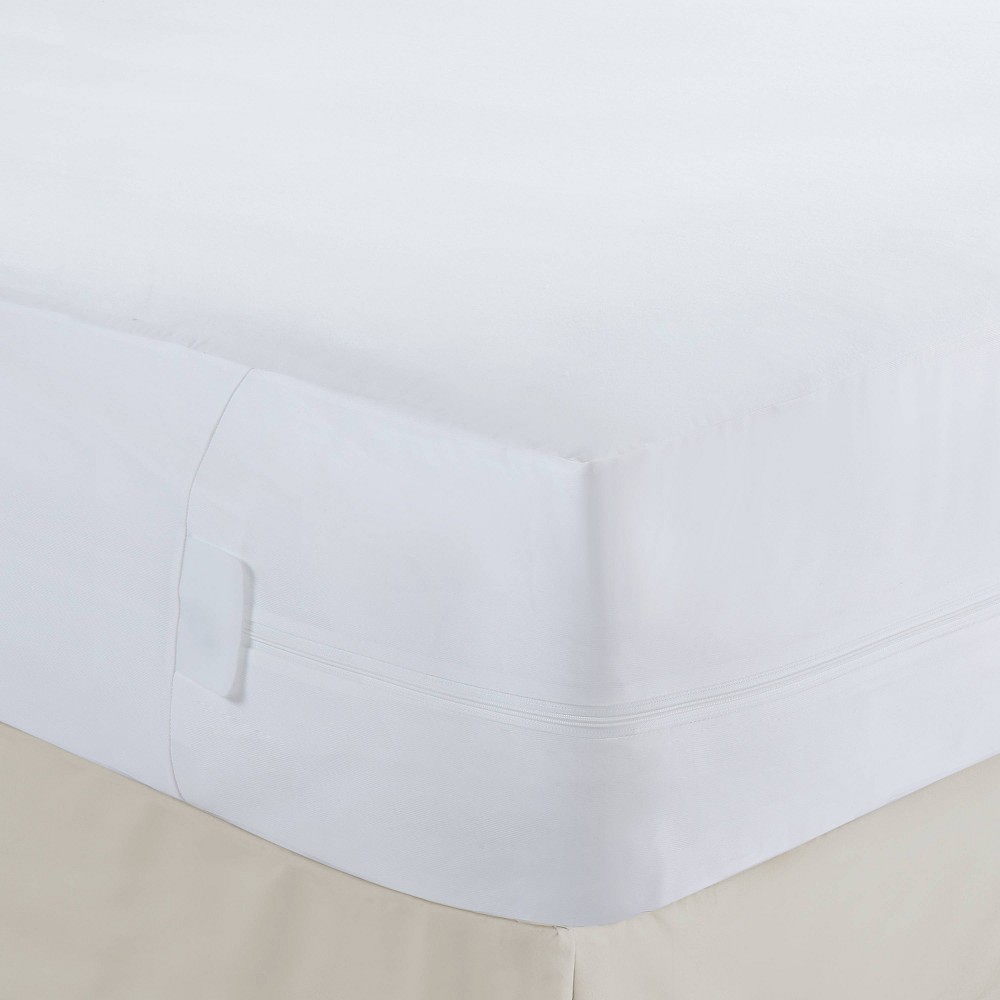 Photos - Mattress Cover / Pad Queen Cooling Rayon from Bamboo Mattress Protector with Bed Bug Blocker 