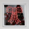 Northlight Lighted Bow Window Silhouette Christmas Decoration - 14" - Red Lights - 3 of 4