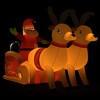 Santa Reindeer Sleigh Multicolor - 2 of 4