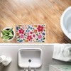 Stupell Industries Boho Ikat Flowers Printed Plush Bath Mat And Bath Rug, Design By Heather Mclaughlin, 18"X30" - 3 of 4