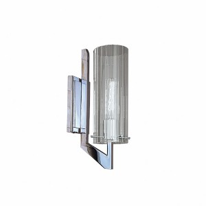 Norwell Lighting Faceted 1 - Light Sconce in  Chrome - 1 of 4