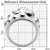 Slickblue Polished Stainless Steel Ring - Sleek Minimalist Design with No Stone, Women's Everyday Jewelry, Size 5-10 - 3 of 4