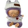 Doll Clothes Superstore Knit Sweater with Heart Appliqué and Matching Headband for 17cm Labubu Dolls - 3 of 4
