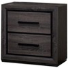 NicBex 2 Drawers Nightstand with Black Finger Pull Handles,Bedside Table with Storage Space,Modern Side Table for Bedroom - 4 of 4