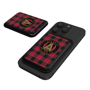 MLS Eastern Conference Teams Plaid Black Magnetic Credit Card Wallet - 1 of 3