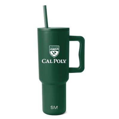 NCAA Cal Poly Mustangs Simple Modern Trek Tumbler - 40oz
