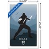 Trends International Marvel Heroic Silhouette - Drax Framed Wall Poster Prints - 3 of 4