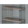 NicBex Transitional Bookcase 3/4/5 Tier Low-Profile Design Grey Eco-Friendly Laminate Bedroom Office Floating Shelf Effect - 4 of 4