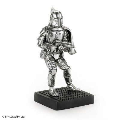 Royal Selangor Hand Finished Star Wars Collection Pewter Boba Fett Figurine Gift