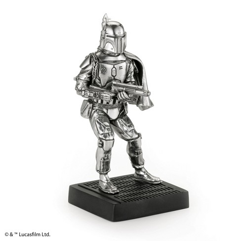 Royal Selangor Hand Finished Star Wars Collection Pewter Boba Fett Figurine Gift - image 1 of 4