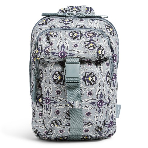 Vera Bradley Women's Cotton Utility Sling Backpack Plaza Tile : Target