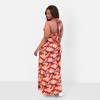 Rebdolls Women's Paradise Tropical Print Wrap Maxi Dress - 3 of 4