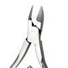 Unique Bargains Stainless Steel Dead Skin Cuticle Pusher Remover Scissors Silver Tone - 3 of 3