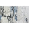 Homefires Marble Gray Indoor Rug – 3'x5' Modern Rectangular Accent Rug in Soft Neutral Tones for Living Room or Bedroom - 2 of 3