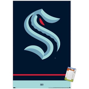 Trends International NHL Seattle Kraken - Logo 21 Unframed Wall Poster Prints - 1 of 4