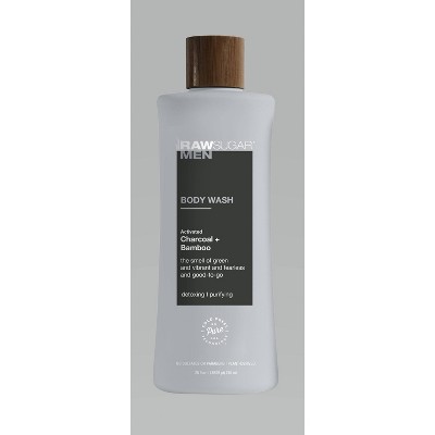 Raw Sugar Men's Body Wash Charcoal + Bamboo - 25 fl oz