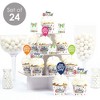 Big Dot of Happiness Cheerful Happy Birthday - Cupcake Decoration - Colorful Birthday Party Cupcake Wrappers and Treat Picks Kit - Set of 24 - 2 of 4