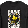 Boys' - Peanuts - Retro Floral Woodstock Graphic Long Sleeve Fleece Sweatshirt - 2 of 4