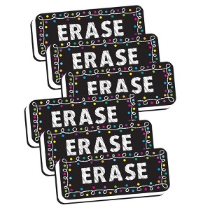 Ashley Productions® Magnetic Whiteboard Eraser, Chalk Loops, 2" x 5", Pack of 6 - 1 of 3