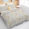 Wikineon 3 Pieces Mushroom Decoration Comforter Set Soft Bedding Set For Home Bedroom Decor Twin Full Queen King Size - 3 of 4