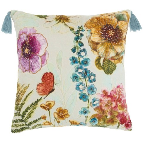 Floral throw pillows store target