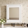 Racxily 24x27" Wall Mounted Bathroom Cabinet with Mirror, Adjustable Shelf Over Toilet Storage - 4 of 4