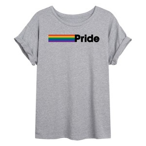 Women's - Instant Message - Pride Oversized Graphic T-Shirt - 1 of 4